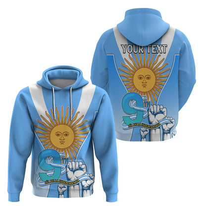 Custom Argentina Hoodie Independence Day