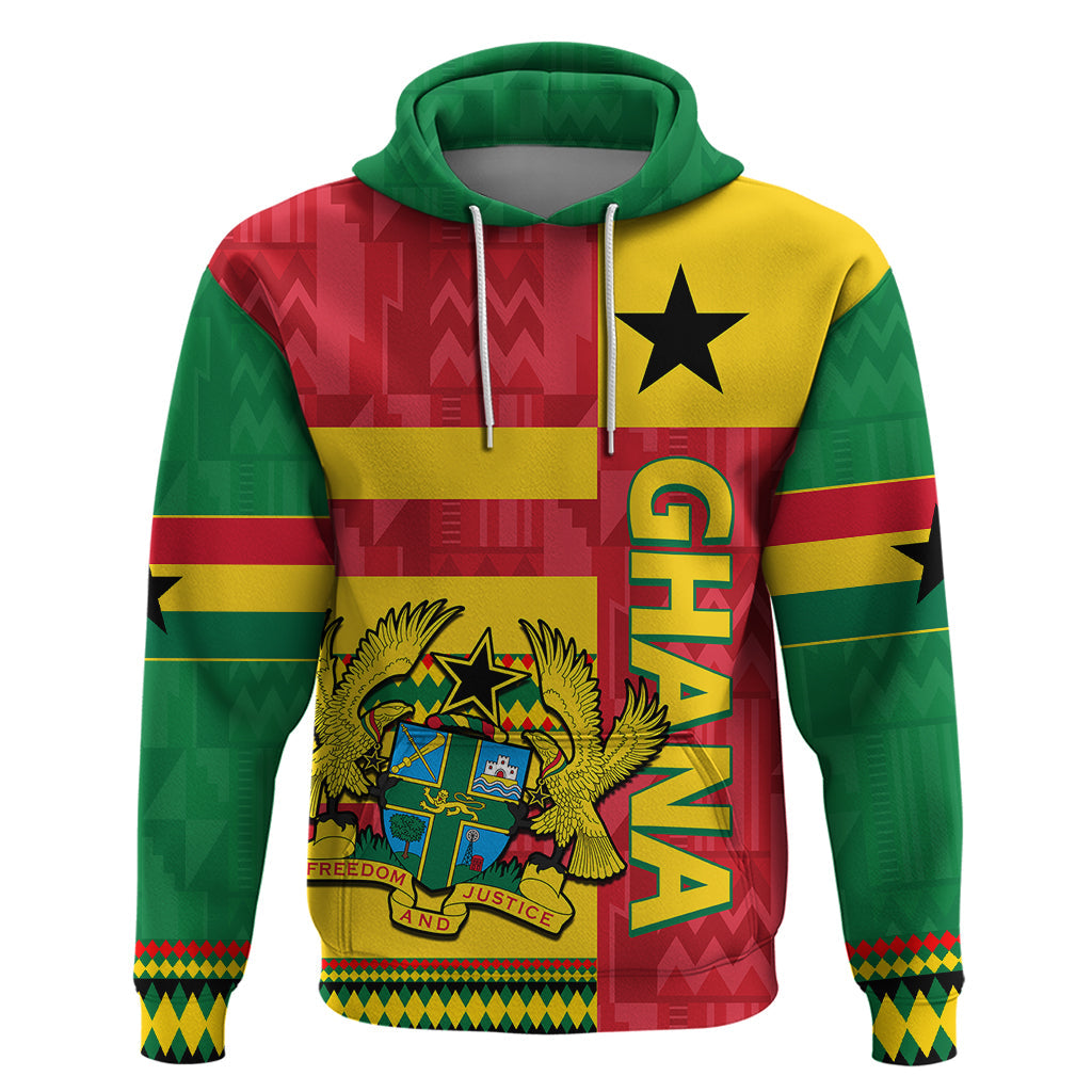 Ghana Hoodie Republic Day African Kitenge Style