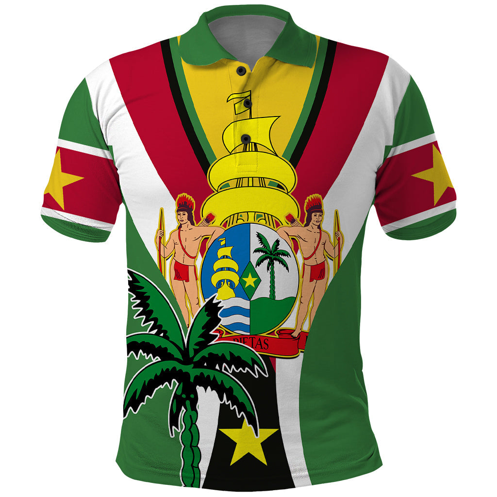 Custom Suriname Polo Shirt Emancipation Day
