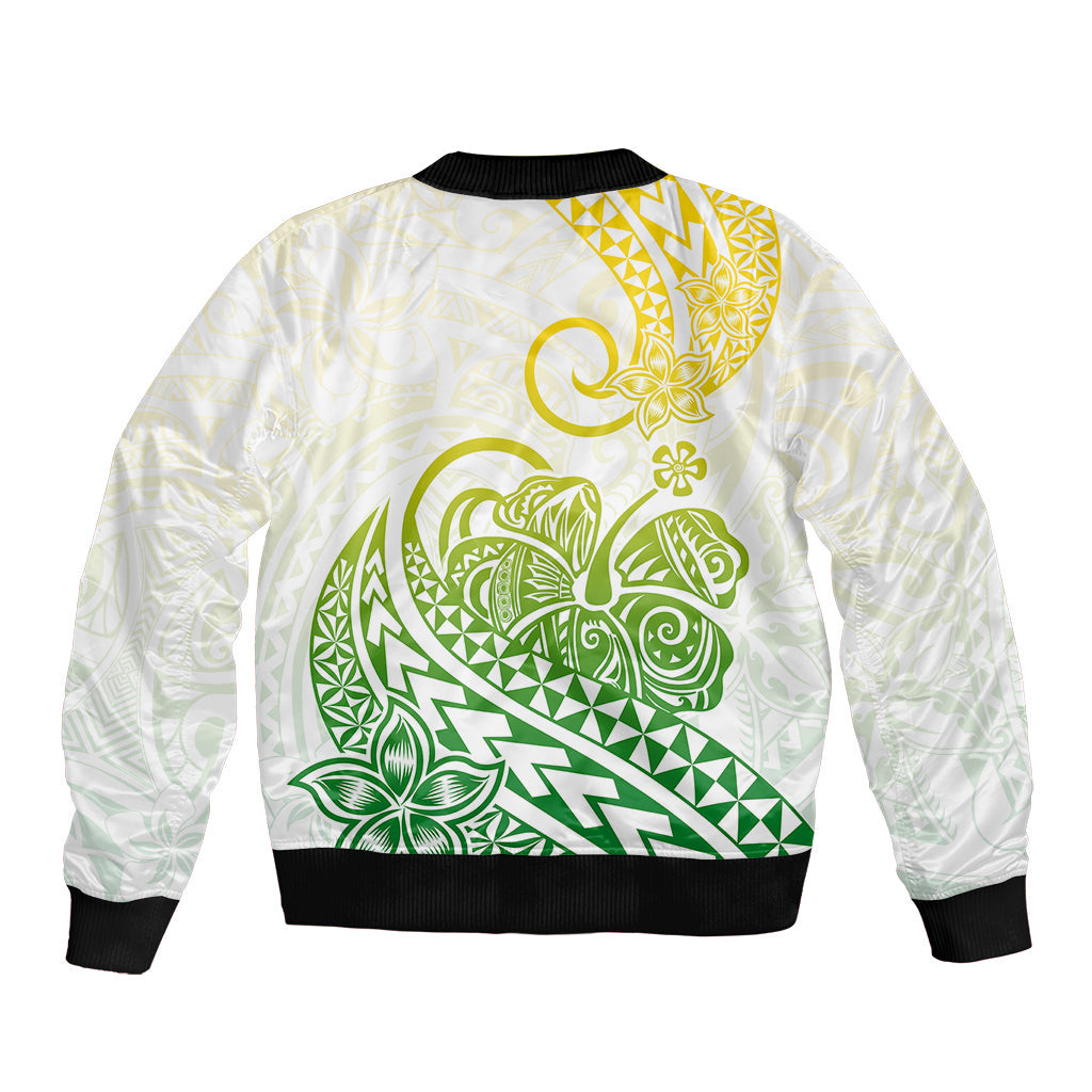 Polynesian Bomber Jacket Tribal Tattoo Gradient 01 Screen Color