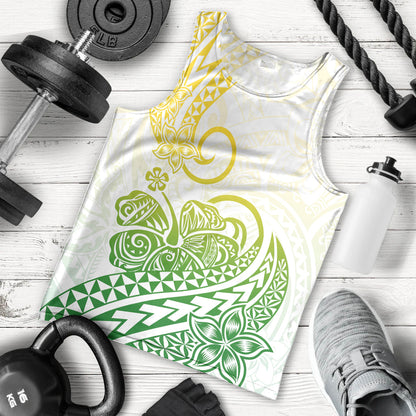 Polynesian Men Tank Top Tribal Tattoo Gradient 01 Screen Color