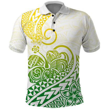 Polynesian Polo Shirt Tribal Tattoo Gradient 01 Screen Color