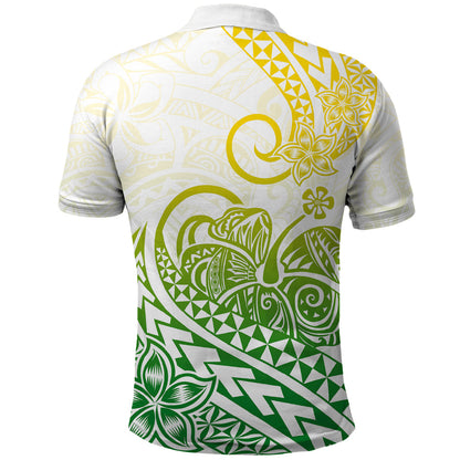 Polynesian Polo Shirt Tribal Tattoo Gradient 01 Screen Color