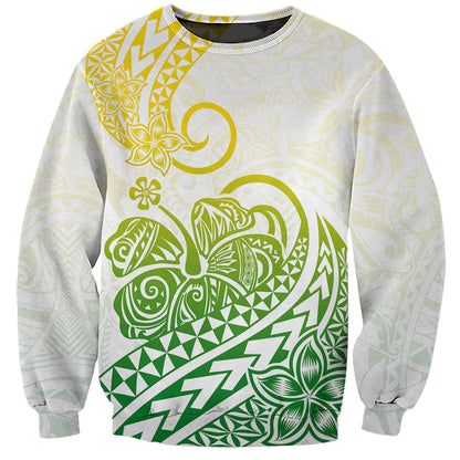 Polynesian Sweatshirt Tribal Tattoo Gradient 01 Screen Color