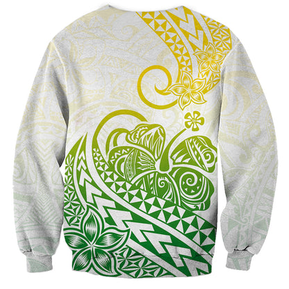 Polynesian Sweatshirt Tribal Tattoo Gradient 01 Screen Color