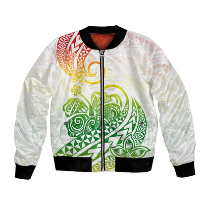 Polynesian Bomber Jacket Tribal Tattoo Gradient 02 Screen Color