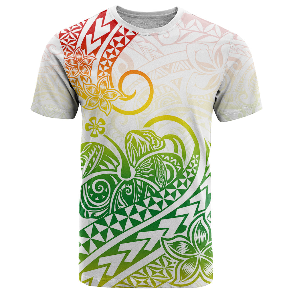 Polynesian T Shirt Tribal Tattoo Gradient 02 Screen Color