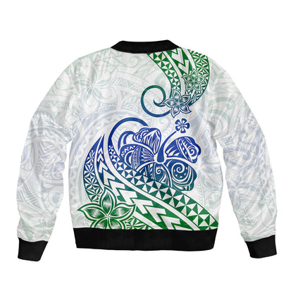 Polynesian Bomber Jacket Tribal Tattoo Gradient 03 Screen Color