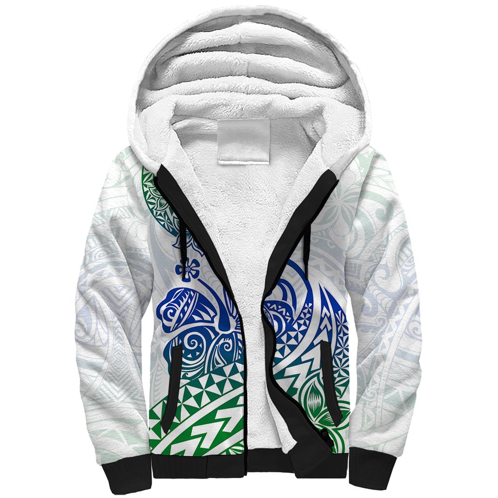 Polynesian Sherpa Hoodie Tribal Tattoo Gradient 03 Screen Color