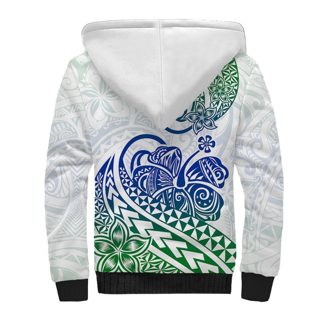 Polynesian Sherpa Hoodie Tribal Tattoo Gradient 03 Screen Color