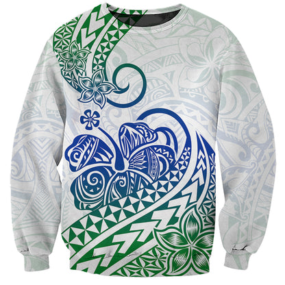 Polynesian Sweatshirt Tribal Tattoo Gradient 03 Screen Color