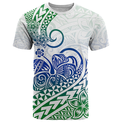 Polynesian T Shirt Tribal Tattoo Gradient 03 Screen Color