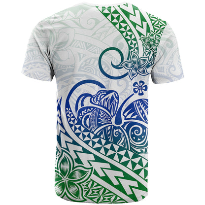 Polynesian T Shirt Tribal Tattoo Gradient 03 Screen Color