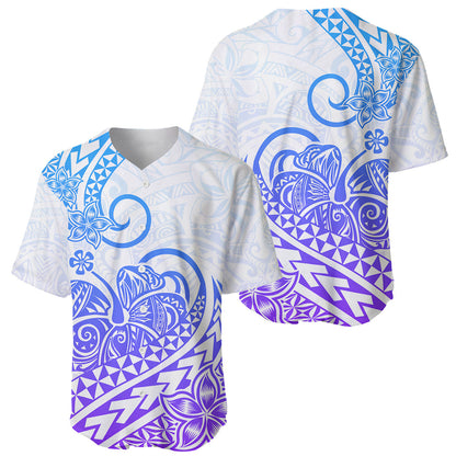 Polynesian Baseball Jersey Tribal Tattoo Gradient 04 Screen Color