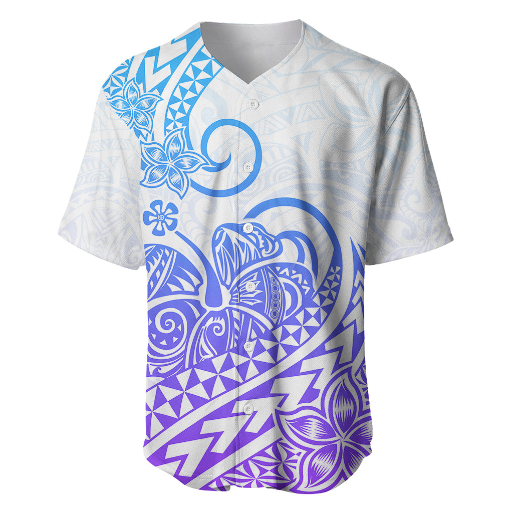 Polynesian Baseball Jersey Tribal Tattoo Gradient 04 Screen Color