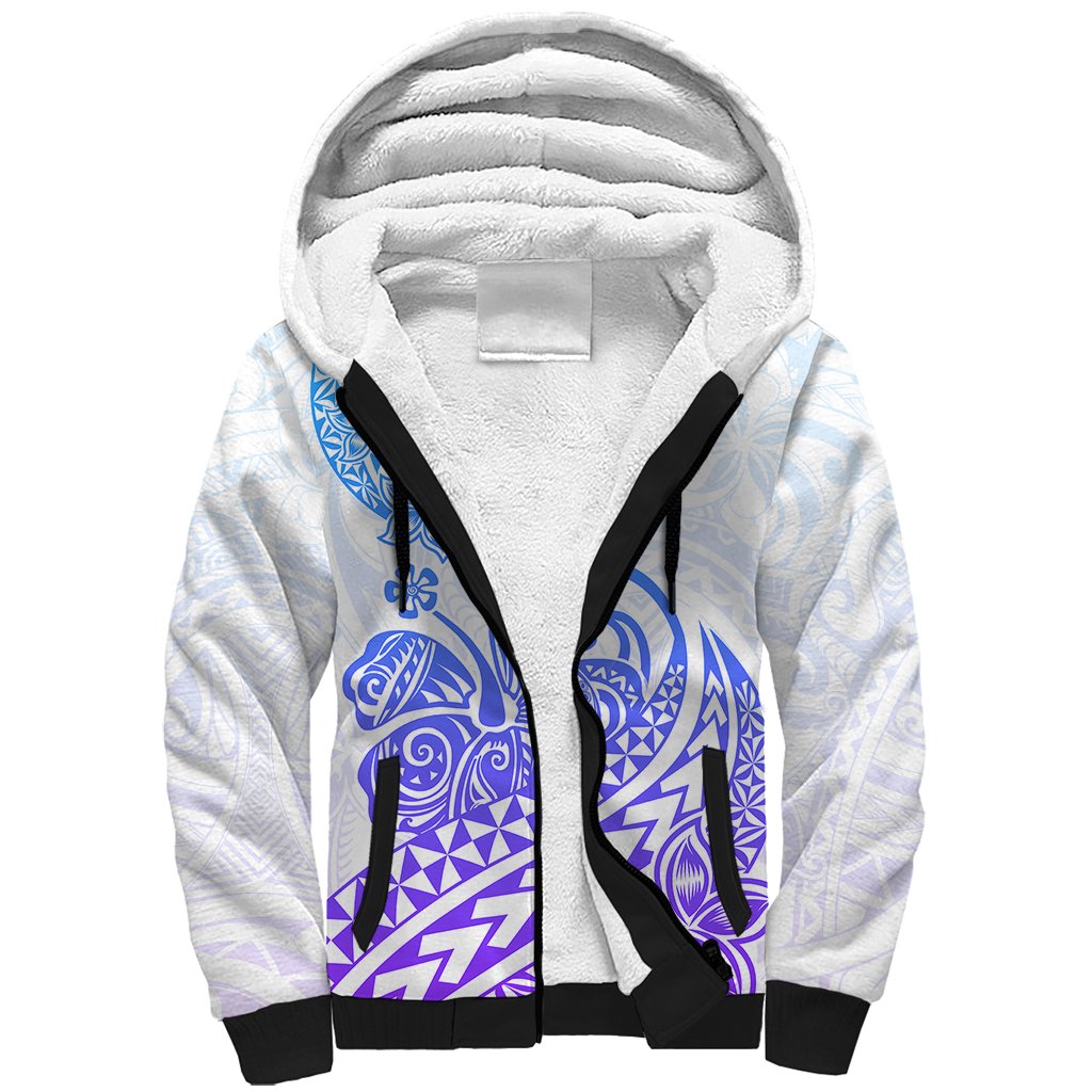 Polynesian Sherpa Hoodie Tribal Tattoo Gradient 04 Screen Color