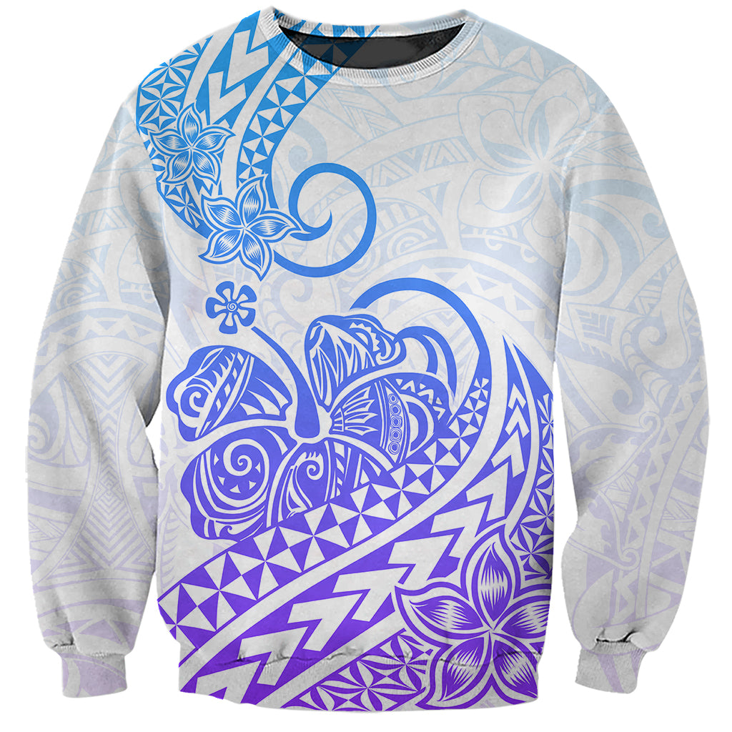 Polynesian Sweatshirt Tribal Tattoo Gradient 04 Screen Color
