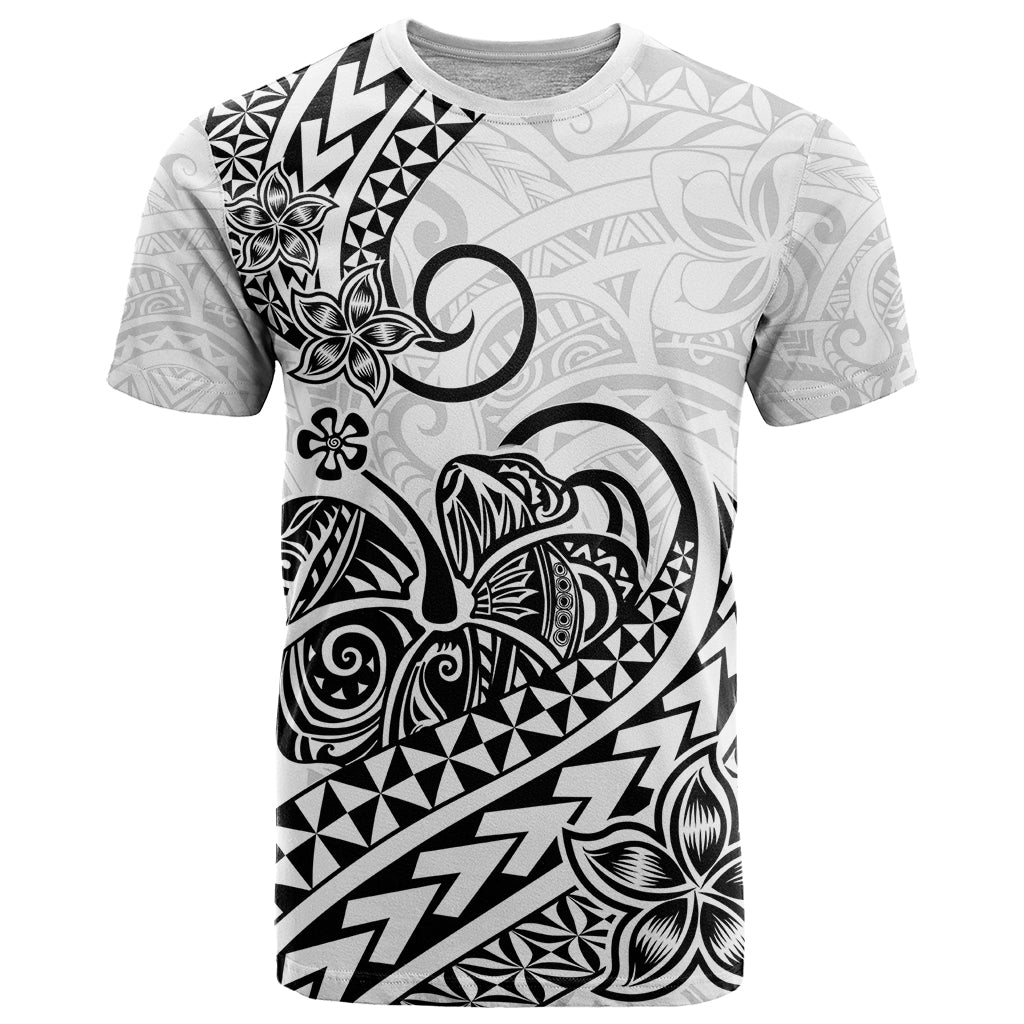 Polynesian T Shirt Tribal Tattoo Black Screen Color
