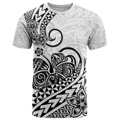 Polynesian T Shirt Tribal Tattoo Black Screen Color
