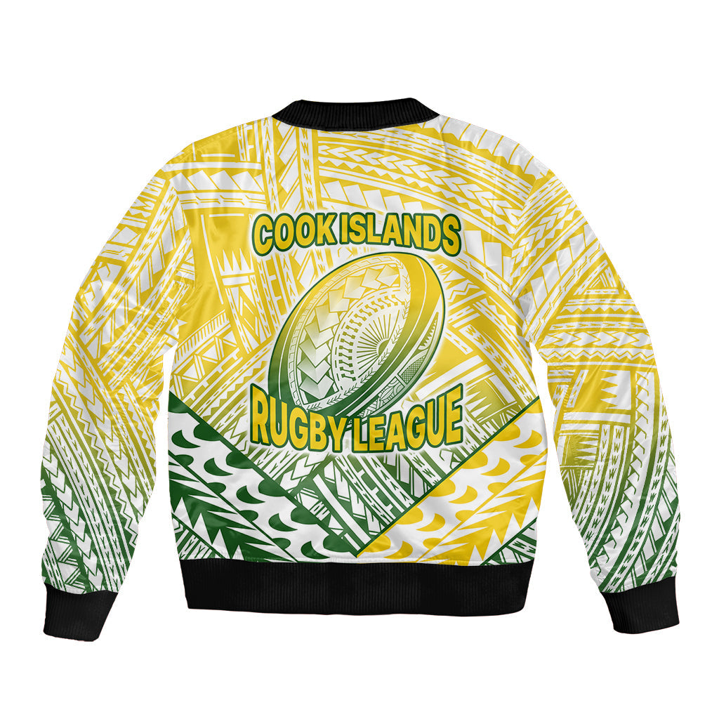 The Kuki's Cook Islands Rugby Bomber Jacket Be Unique Vibe White