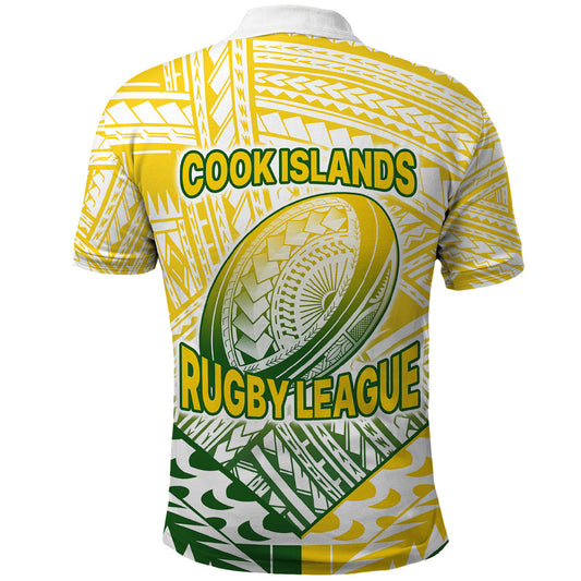 The Kuki's Cook Islands Rugby Polo Shirt Be Unique Vibe White