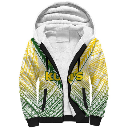 The Kuki's Cook Islands Rugby Sherpa Hoodie Be Unique Vibe White