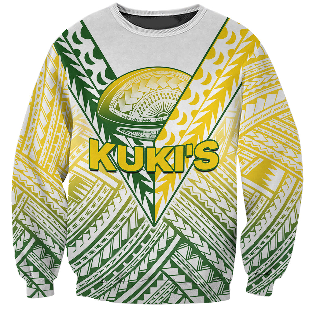 The Kuki's Cook Islands Rugby Sweatshirt Be Unique Vibe White