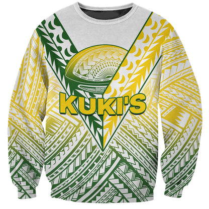 The Kuki's Cook Islands Rugby Sweatshirt Be Unique Vibe White