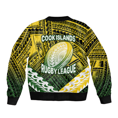 The Kuki's Cook Islands Rugby Bomber Jacket Be Unique Vibe Black