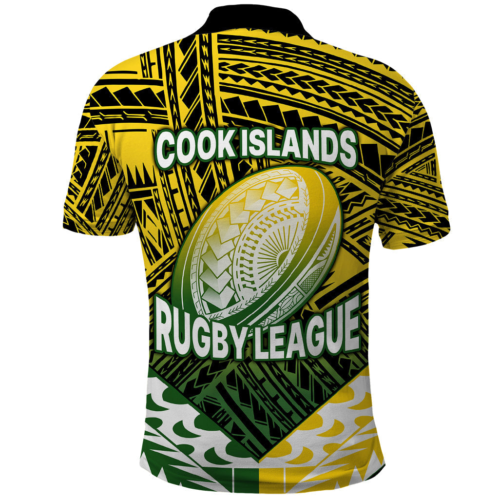 The Kuki's Cook Islands Rugby Polo Shirt Be Unique Vibe Black