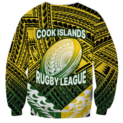 The Kuki's Cook Islands Rugby Sweatshirt Be Unique Vibe Black