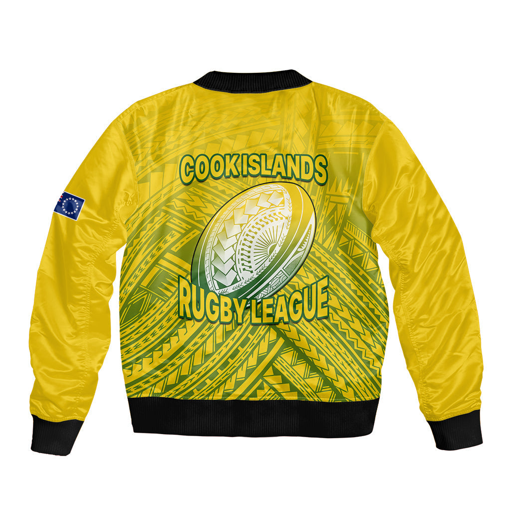The Kuki's Cook Islands Rugby Bomber Jacket Be Unique Vibe Yellow
