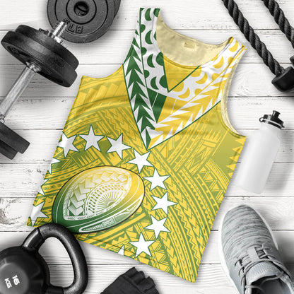 The Kuki's Cook Islands Rugby Men Tank Top Be Unique Vibe Yellow