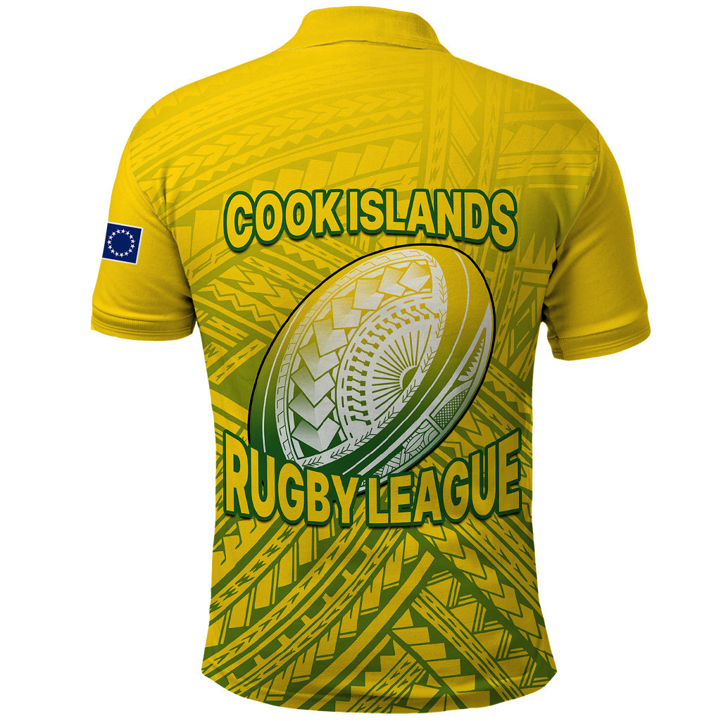 The Kuki's Cook Islands Rugby Polo Shirt Be Unique Vibe Yellow