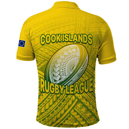 The Kuki's Cook Islands Rugby Polo Shirt Be Unique Vibe Yellow
