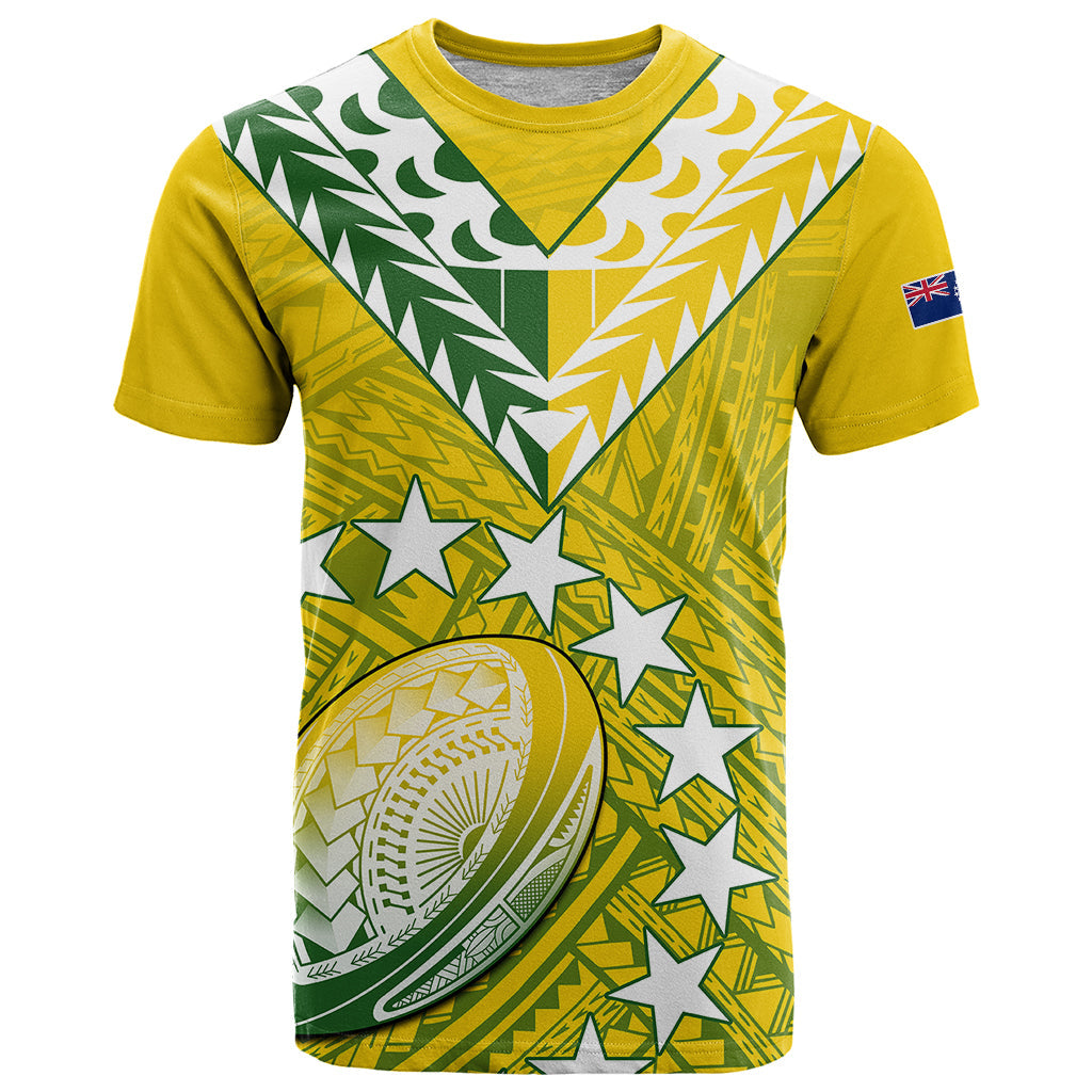The Kuki's Cook Islands Rugby T Shirt Be Unique Vibe Yellow