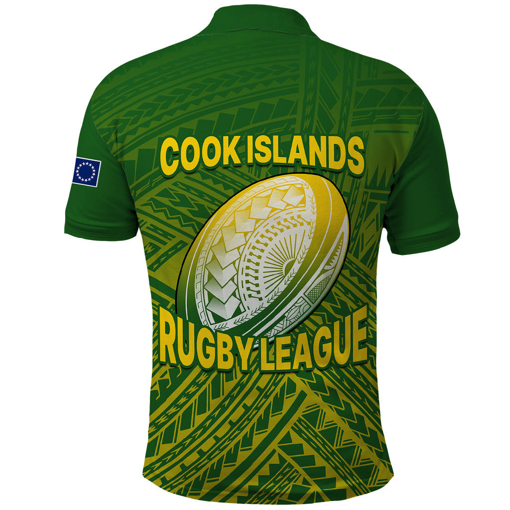 The Kuki's Cook Islands Rugby Polo Shirt Be Unique Vibe Green