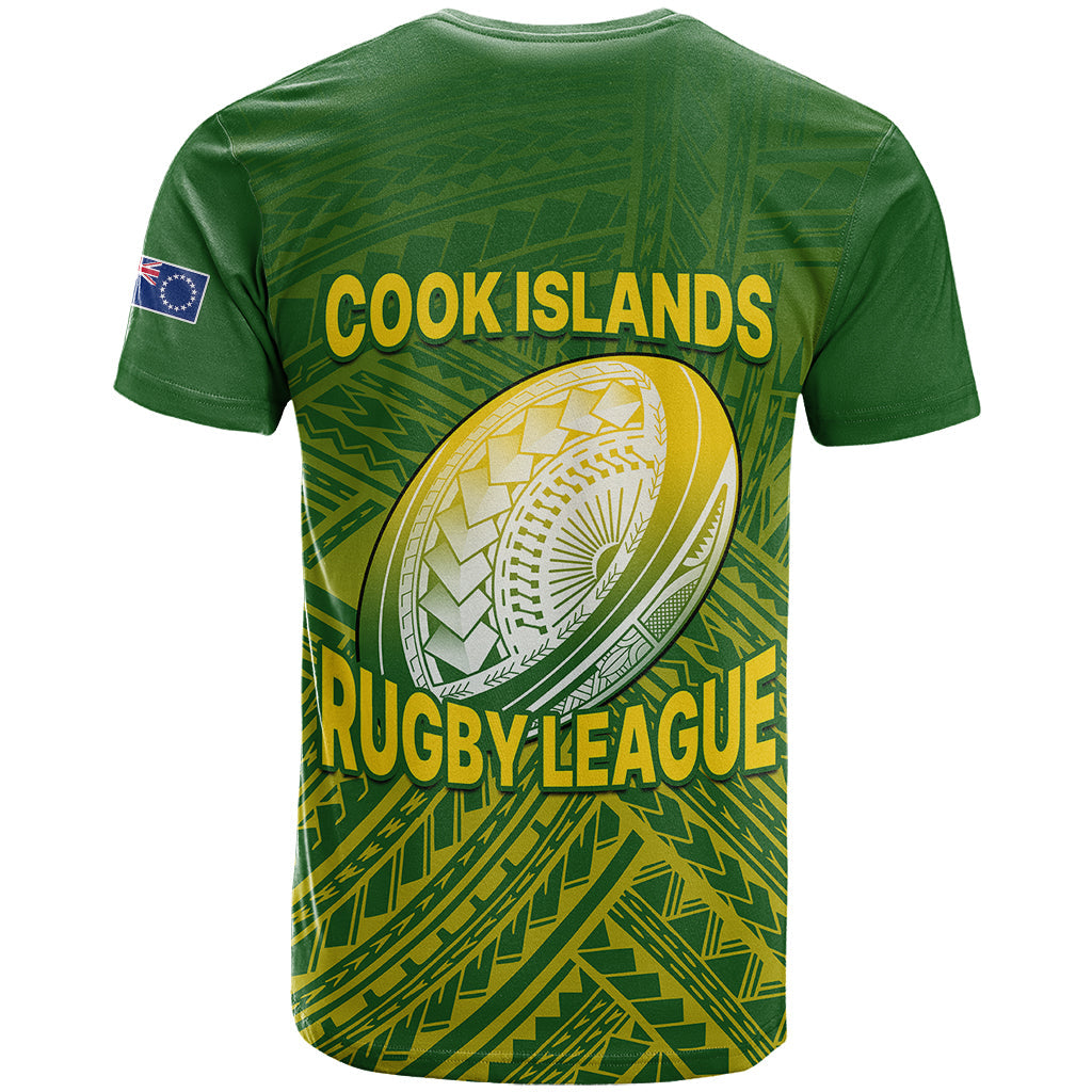 The Kuki's Cook Islands Rugby T Shirt Be Unique Vibe Green