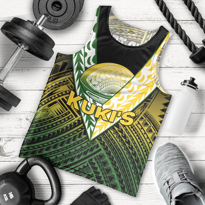 The Kuki's Cook Islands Rugby Men Tank Top Be Unique Vibe Black