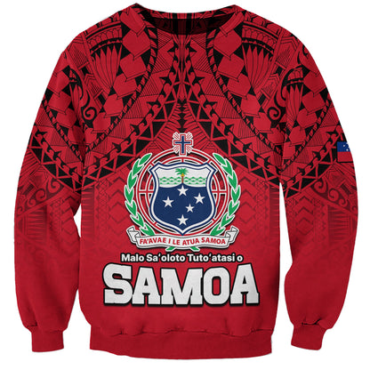 Polynesian Independent State of Samoa Red Sweatshirt
