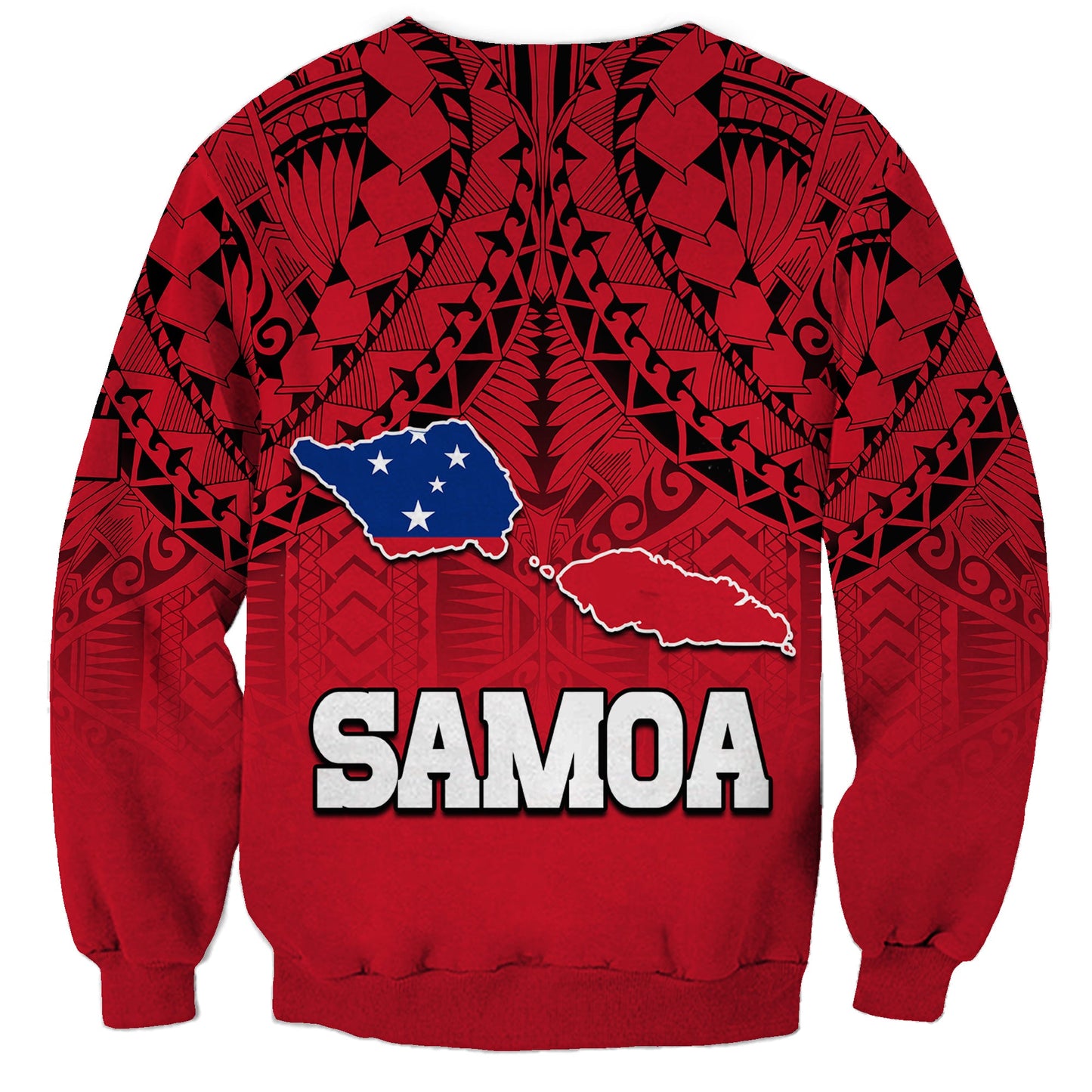 Polynesian Independent State of Samoa Red Sweatshirt