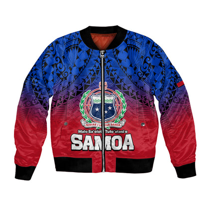 Polynesian Independent State of Samoa Gradient Bomber Jacket