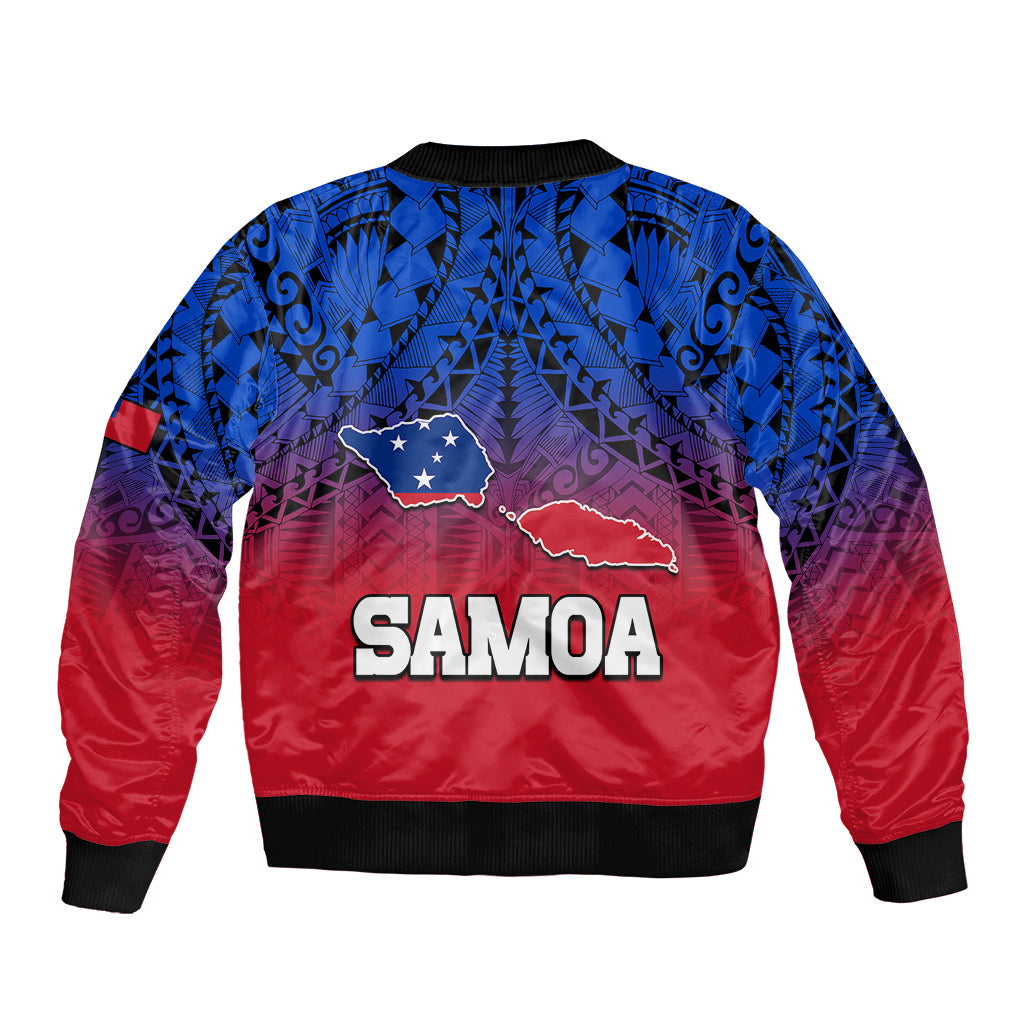Polynesian Independent State of Samoa Gradient Bomber Jacket