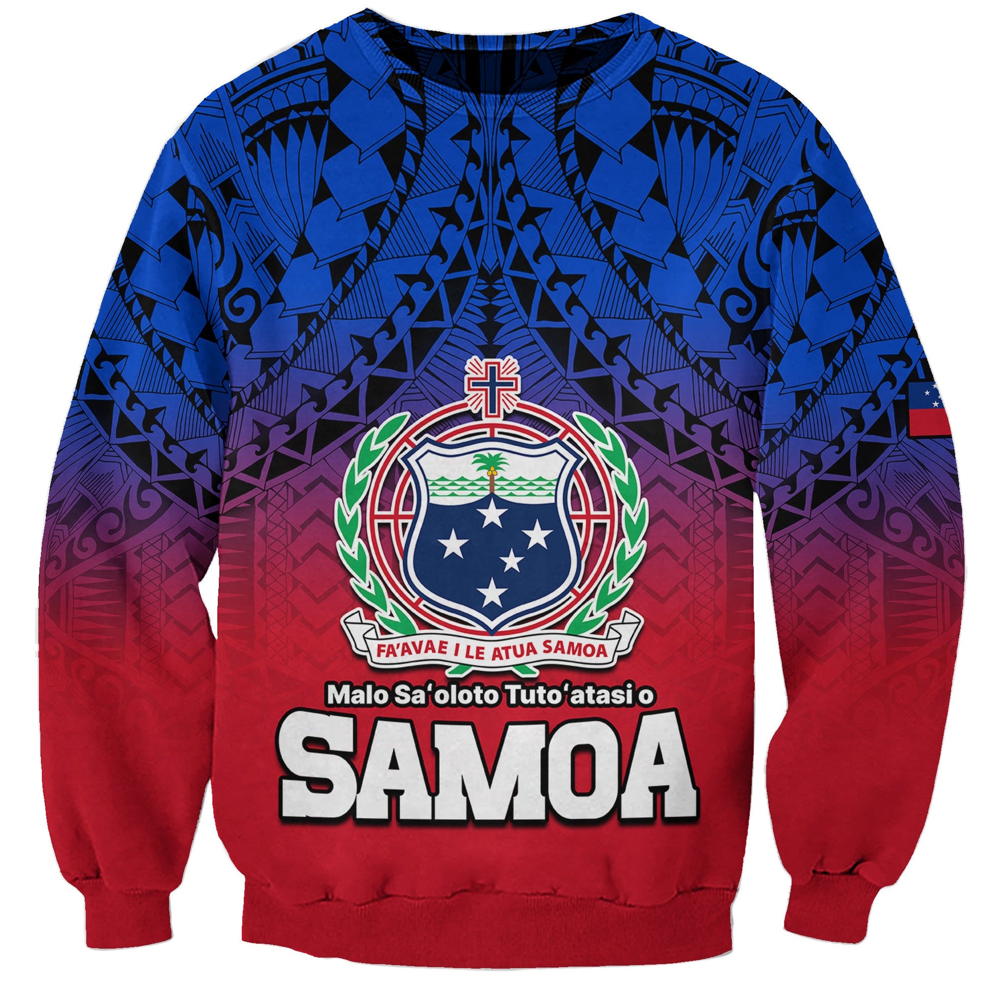 Polynesian Independent State of Samoa Gradient Sweatshirt