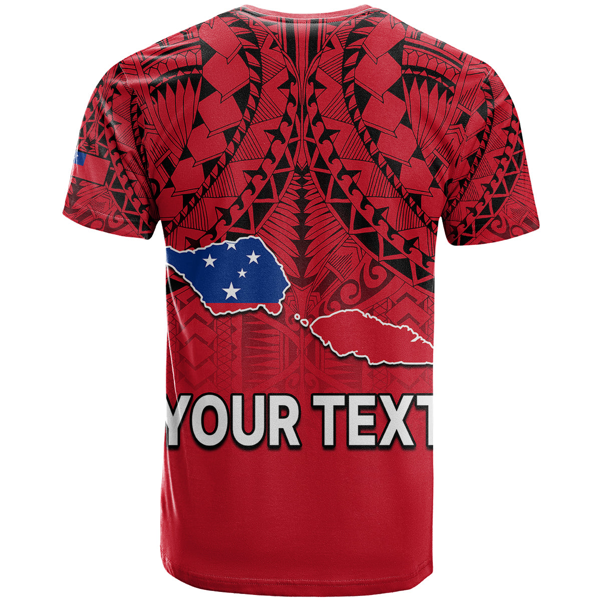 Polynesian Independent State Of Samoa Red T Shirt