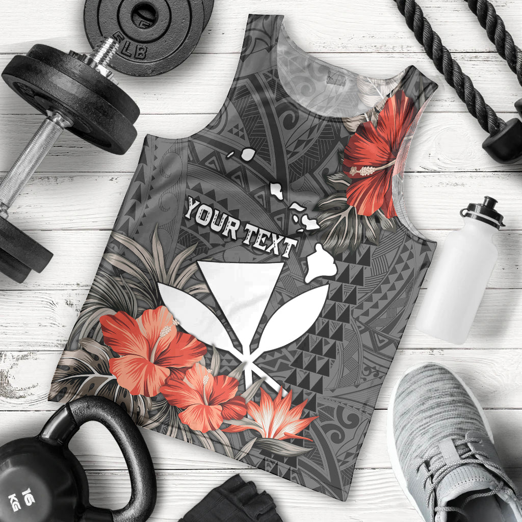 Personalised Hawaii Kanaka Maoli Men Tank Top Polynesian Vintage Vibes