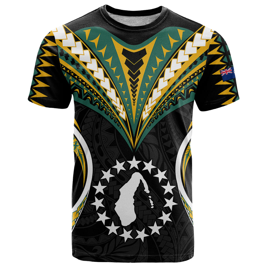  Polynesian Aitutaki Island T Shirt Cook Islands Tribal Wave Style
