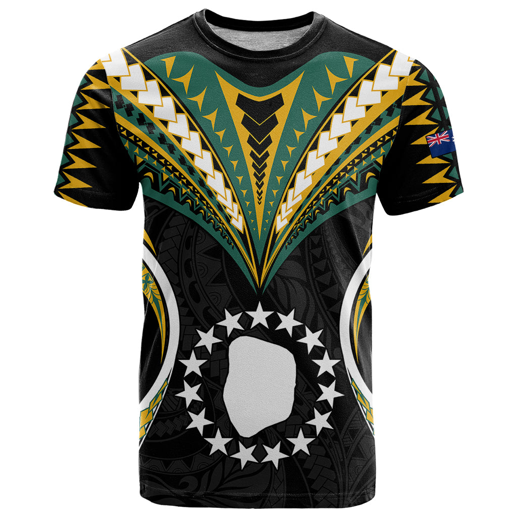 Polynesian Mitiaro Island T Shirt Cook Islands Tribal Wave Style