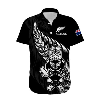 New Zealand All Black Rugby Hawaiian Shirt