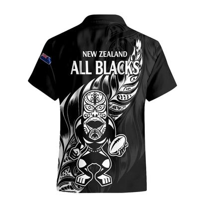 New Zealand All Black Rugby Hawaiian Shirt